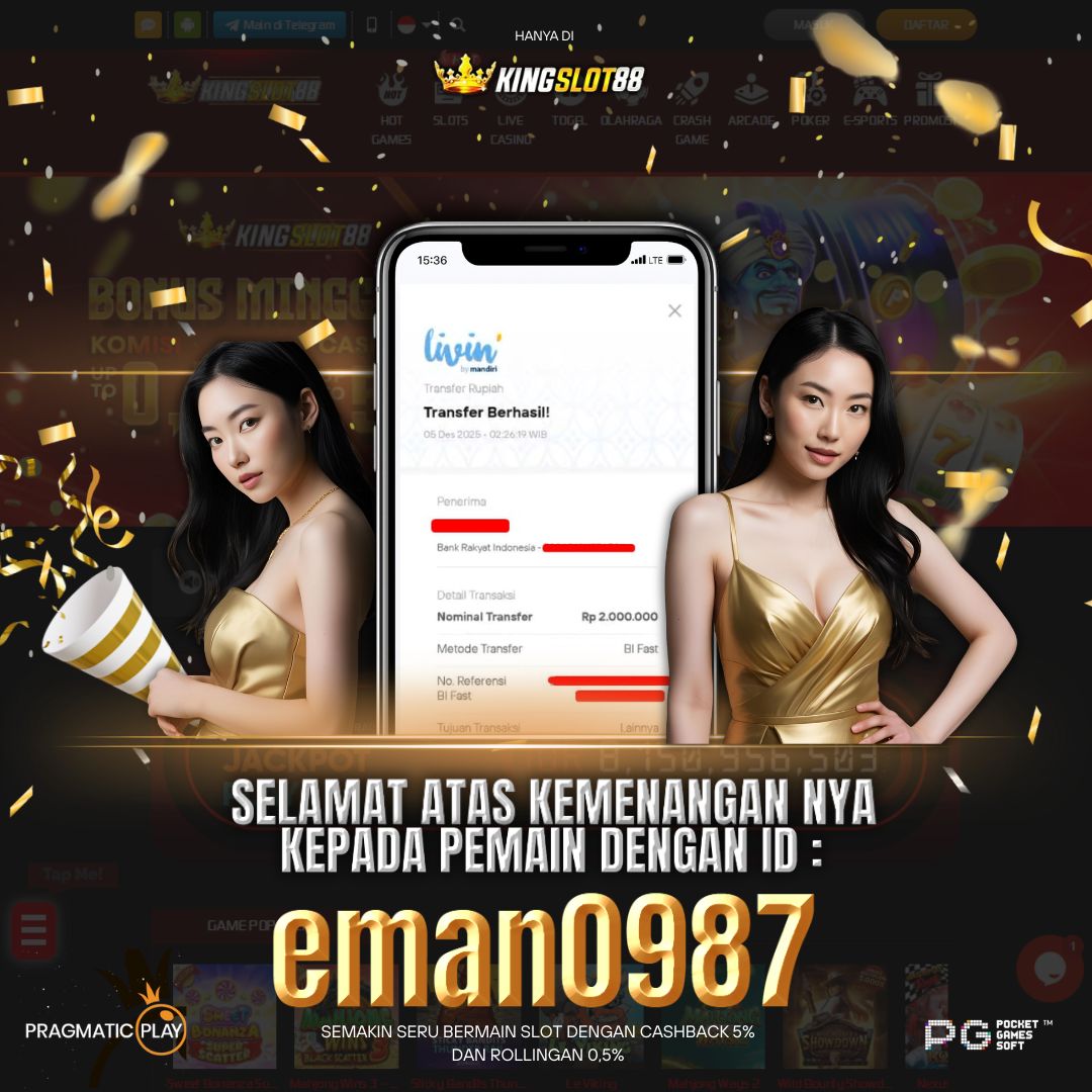 SELAMAT ATAS KEMENANGANNYA UNTUK ID :mochi15