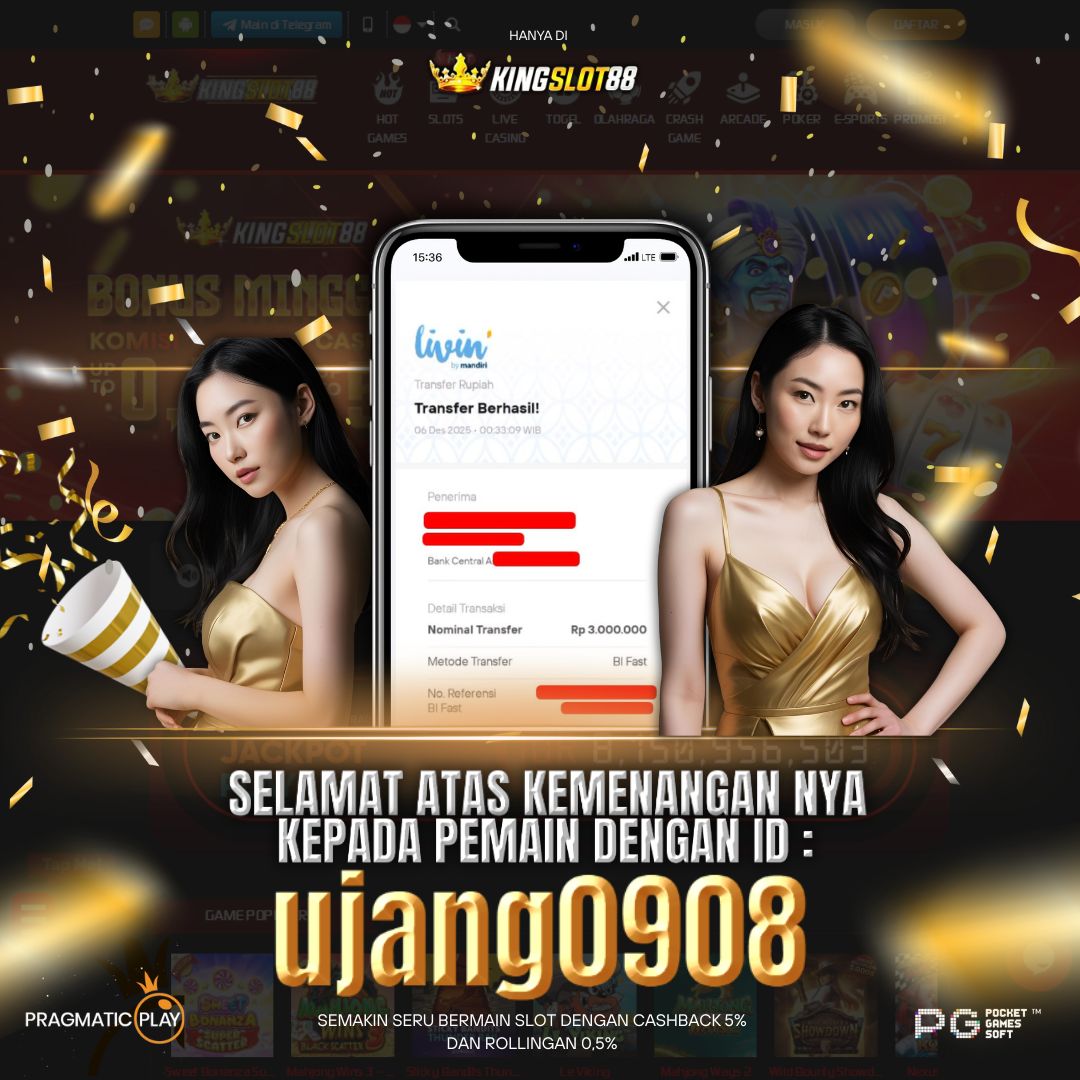 SELAMAT ATAS KEMENANGANNYA UNTUK ID :ujang0908
