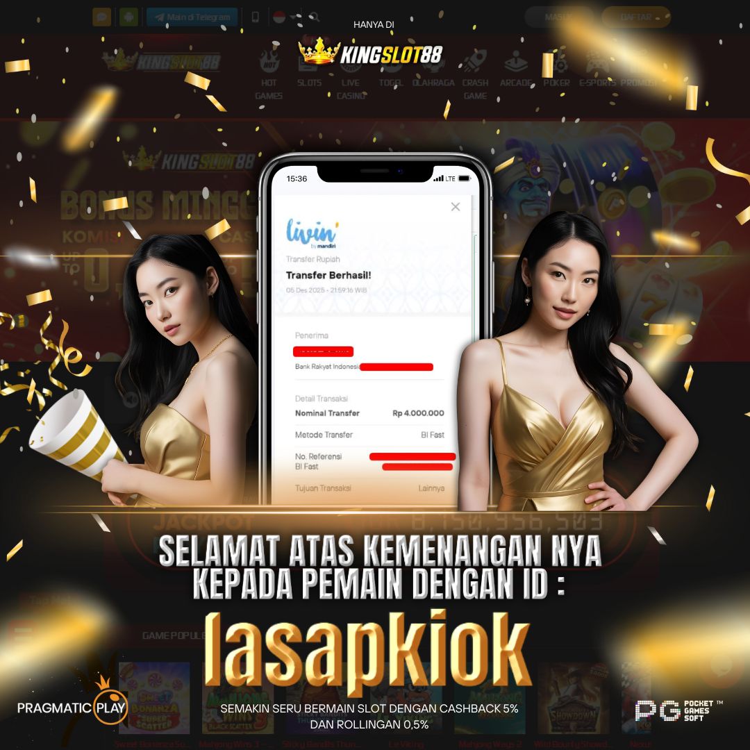 SELAMAT ATAS KEMENANGANNYA UNTUK ID :lasapkiok