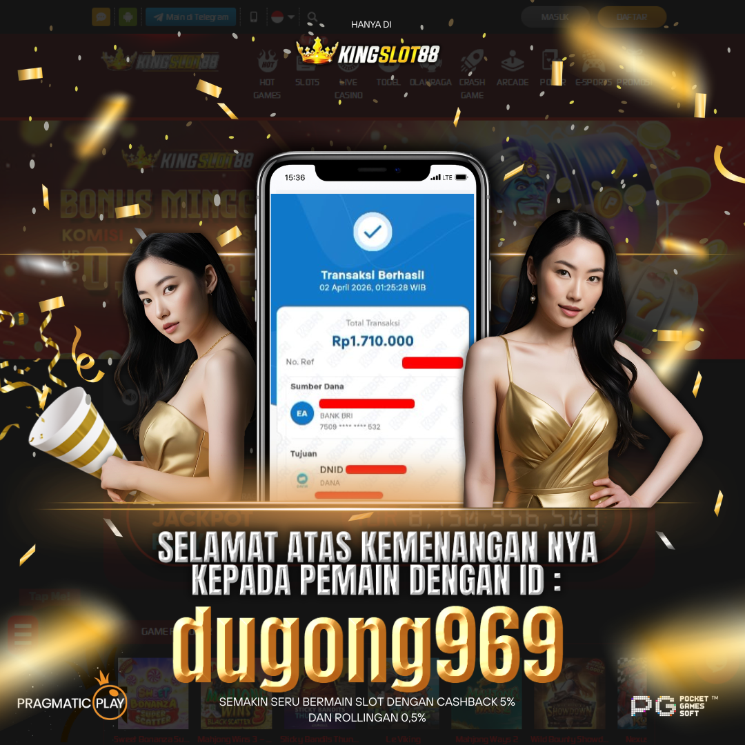 SELAMAT ATAS KEMENANGANNYA UNTUK ID :dugong969