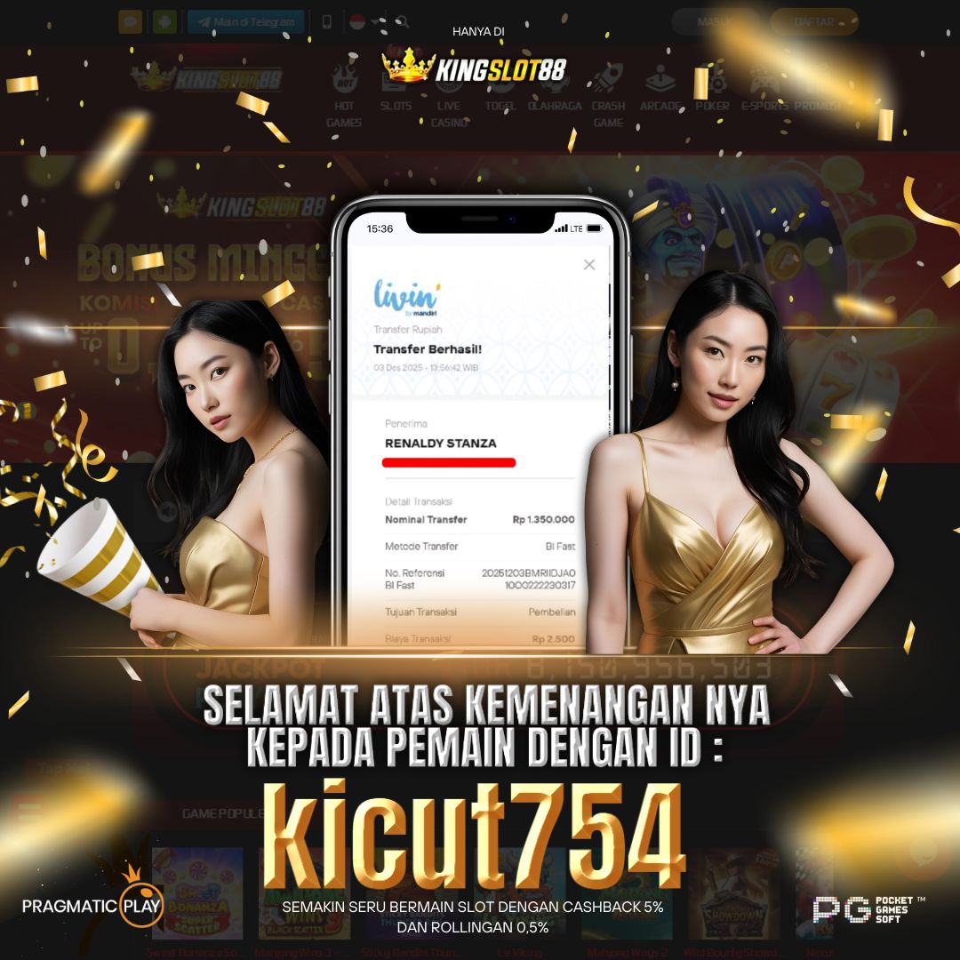 SELAMAT ATAS KEMENANGANNYA UNTUK ID :kicut754